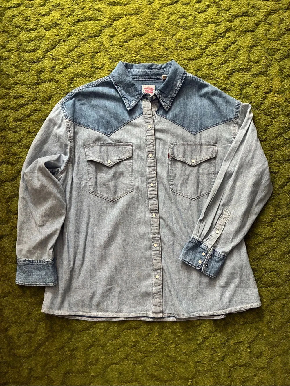 Levi’s Two-Tone Denim Western Shirt
